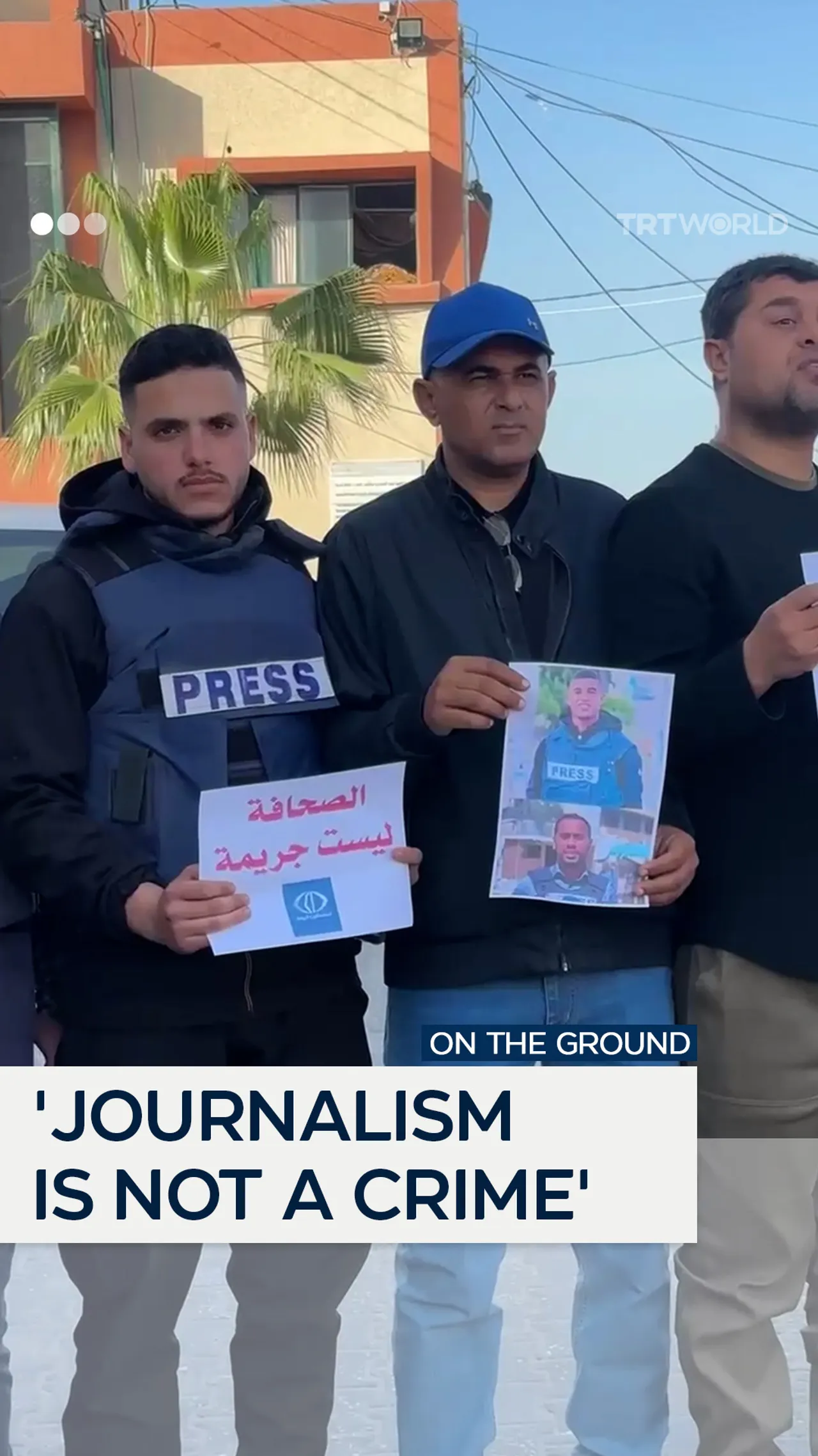 'Journalism is not a crime'